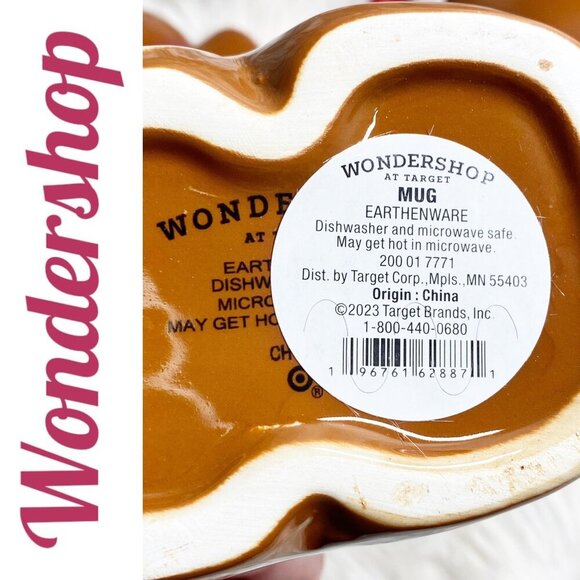 TARGET WONDERSHOP Gingerbread Man Coffee Mugs Christmas 2023 Collection - Picture 8 of 13